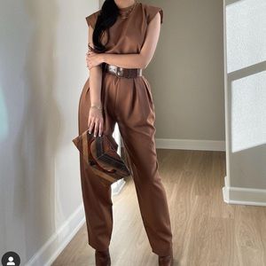Brown jumpsuit, NWT